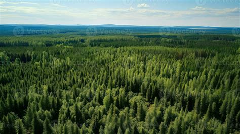 Landscape Russian Taiga Clearings Ai Generated 32427506 Stock Photo At