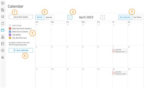 How to use the Calendar in BC Pro – BuildingConnected (us)