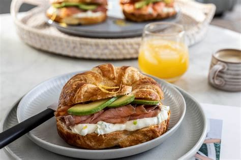 Breakfast Salmon Croissants Il Granino Wholesale Bakery