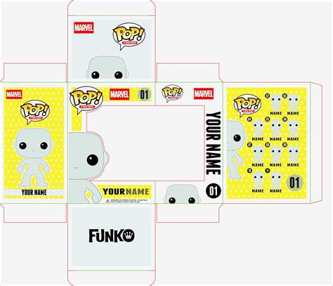 Funko Pop Box Template