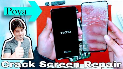 Techno Pova Glass Only Replacement How To Change Techno Pova Crack