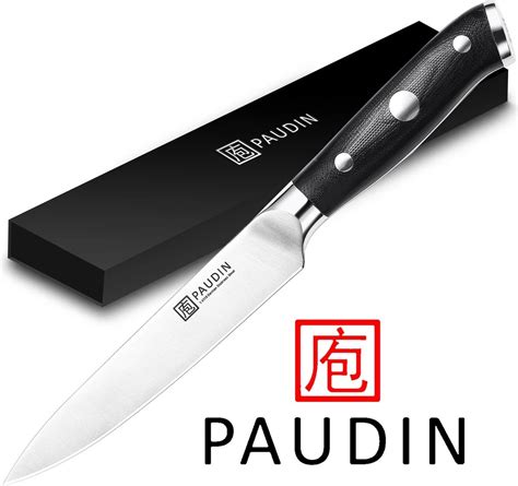 PAUDIN D6 Professioneel RVS Officemes 12,5 cm - Vlijmscherp Keukenmes ...
