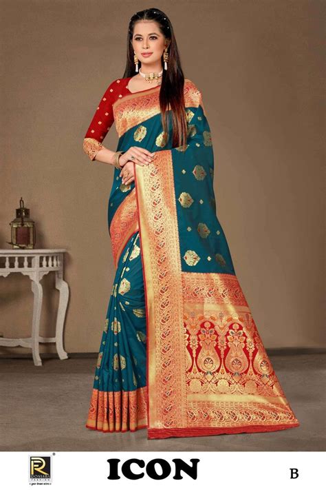 Ronisha Icon Banarasi Silk Saree Wholesaler Of Saree In India