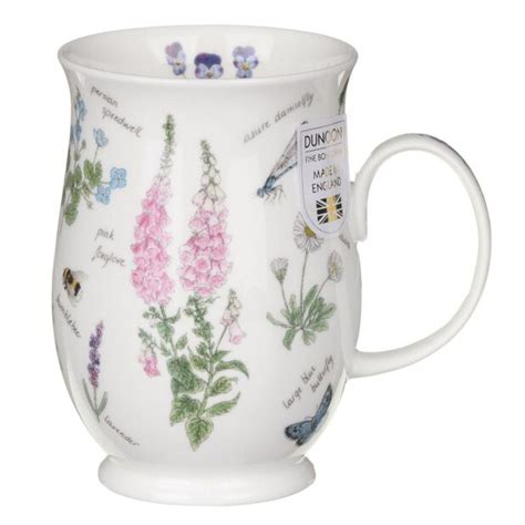 Dunoon Natures Notebook Foxgloves Suffolk Shape Mug Great British