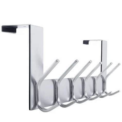 Silver Ss 6 Hook Wall Hanger For Hanging Towel And Cloths At Rs 100 In