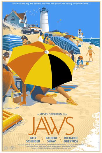 Second Life Marketplace - Vintage Jaws Beach Movie Poster