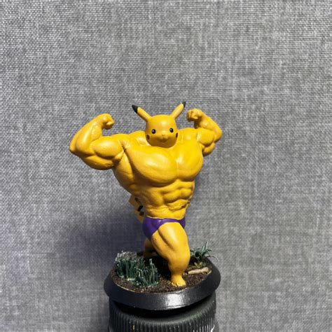 D Print Of Ultra Swole Pikachu By Lgest