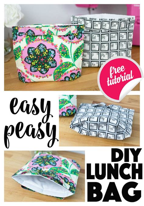 Pattern For Quilted Lunch Bag