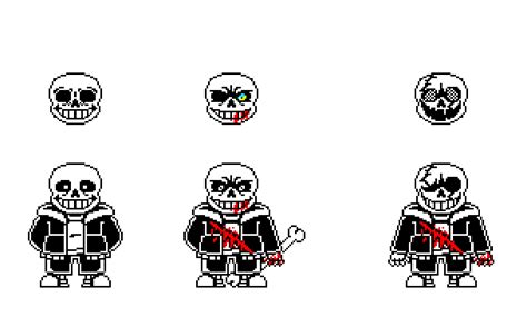 Pixilart Undertale Last Breath Sprites By Nsei1903 On Devianart By