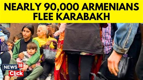 Armenia Vs Azerbaijan Thousands Of Ethnic Armenians Flee Nagorno