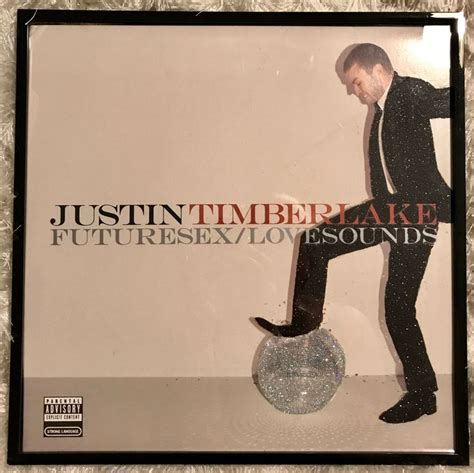 Glittered Justin Timberlake Futuresexlovesounds Album Cover Art Etsy