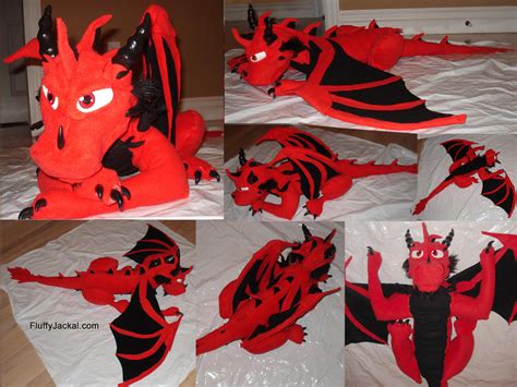 Giant Dragon Plush Commission Blaze By Stitchfan On Deviantart