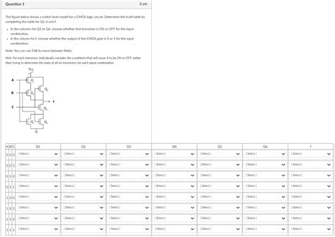 Solved Question 1 8 Pts The Figure Below Shows A Switch Chegg