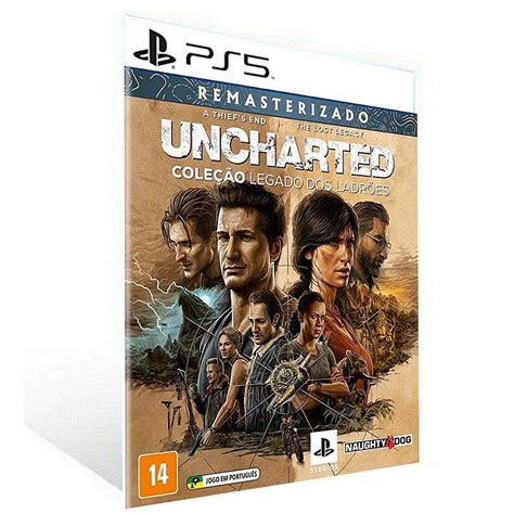 UNCHARTED Coleção Legado dos Ladrões PS5 PSN MÍDIA DIGITAL