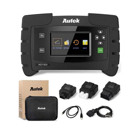 Autek IKey820 OBD2 Car Key Programmer Support All Key Lost No Token