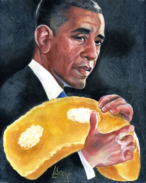 Dan Lacey Pancake Painter Explains Bizarre Obama Paintings And His