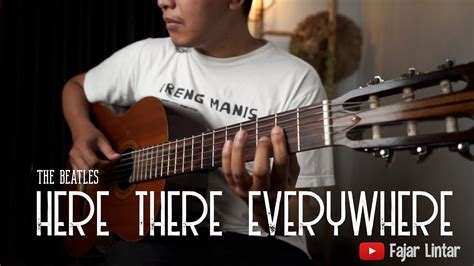 The Beatles Here There And Everywhere Fingerstyle Gitar Youtube