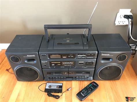 Panasonic Rx Dt650 Xbs Boombox Guettoblaster 2 Tape 1 Cd Tuner Photo 1679484 Canuck Audio Mart