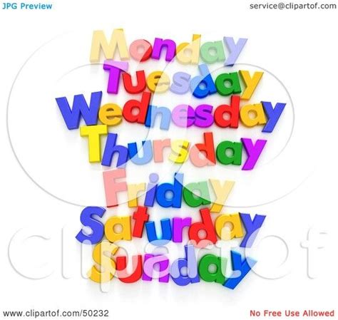 Days Of The Week