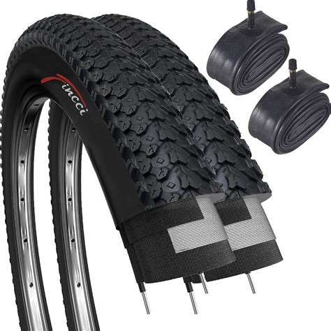 Fincci Set Pair X Bike Tyres Foldable Inch Mountain