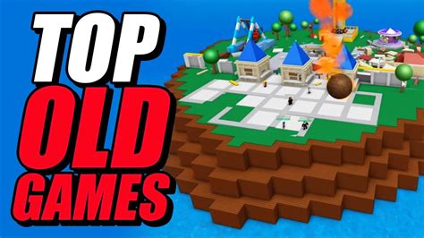 10 Oldest Roblox Games Youtube