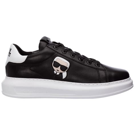 Karl Lagerfeld Mens Shoes Leather Trainers Sneakers Kikonik Kapri In