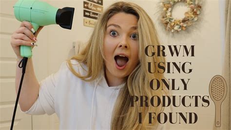 How I Blow Dry My Hair At Home Using Only Products I Found Youtube