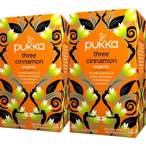 Pukka Herbs Three Cinnamon Tea Bags 2x20packs Woolworths