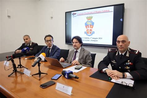 Reggio Calabria Duro Colpo Alla Cosca Di Ndrangheta Di Arangea