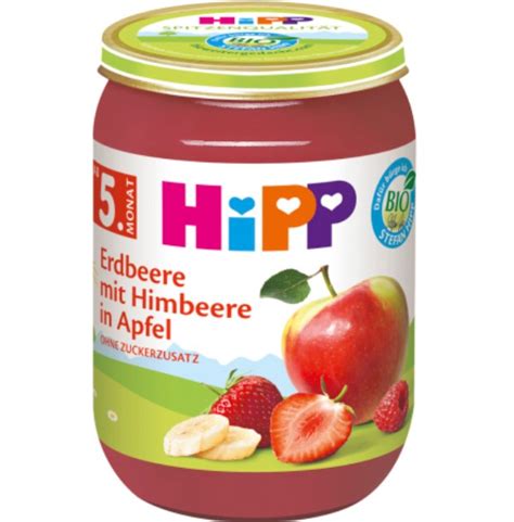 Erdbeere Mit Himbeere In Apfel Hipp Sitl