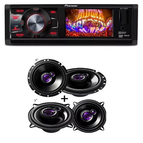 Dvd Pioneer Dvh Avbt Pol Usb Aux E Par Auto Falante Pioneer