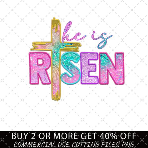 He Is Risen Png Matthew 28 6 Retro Easter Doodle Png Easter