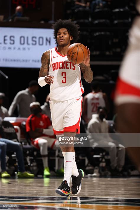 Kevin Porter Jr 3 Of The Houston Rockets Handles The Ball During