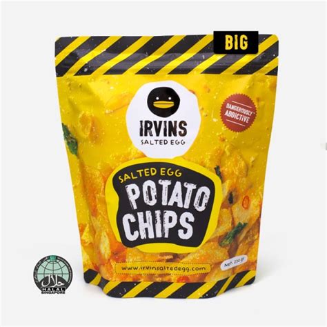 Jual Irvins Salted Egg Potato Chips Big G Shopee Indonesia