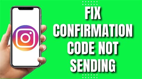 How To Fix Instagram Confirmation Code Not Sending Youtube