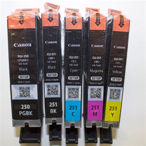 Genuine Canon Pgi Pgbk Black Cli Color Ink Pack Mg