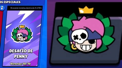 Desaf O De Penny Emote De Penny Icono De Jugador Brawl Stars