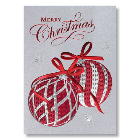 Exquisite Christmas Ornaments Holiday Card