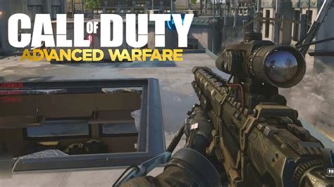 Call Of Duty Advanced Warfare Sniper Gameplay Rail Gun Sniping YouTube