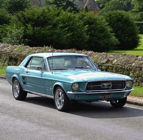 Ford Mustang Notchback 1967 Blue Metallic Our Beautiful Pictures Are Available As Framed Prints