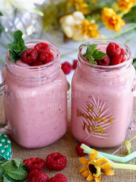 Smoothie Aux Framboises G Teau Et Cuisine Rachida