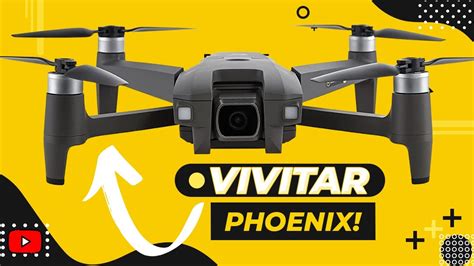 Vivitar Phoenix Long Flight Time Drone Foldable WiFi GPS 32 Minutes