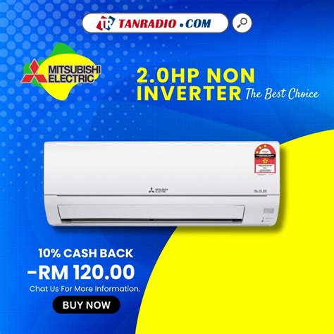 Mitsubishi Non Inverter Air Cond Hp Mit Ms Jr Vf Shopee Malaysia