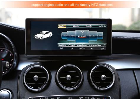 10 25 Inch Android Display For Mercedes Benz C Class W205 2015 2018 Comand Display Upgrade Into