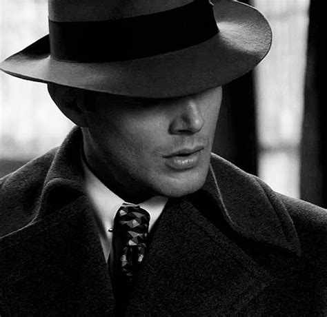 Black And White Dean Winchester Jensen Ackles Spn Image 436011