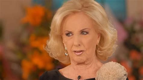 Muchas Gracias Mirtha Legrand Le Hizo Un Ir Nico Reclamo A Una