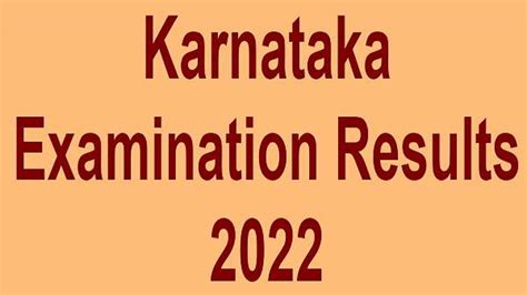 Karnataka Sslc Result 2022 Check Toppers List District Wise Rank List