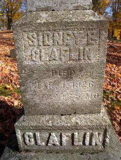 Sidney Eugene Claflin Memorial Find A Grave