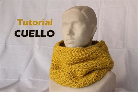 Tutorial de un cuello grueso fácil y rápido tejer a ganchillo