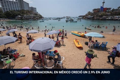 Concanaco Servytur El turismo internacional en México creció un 2 9